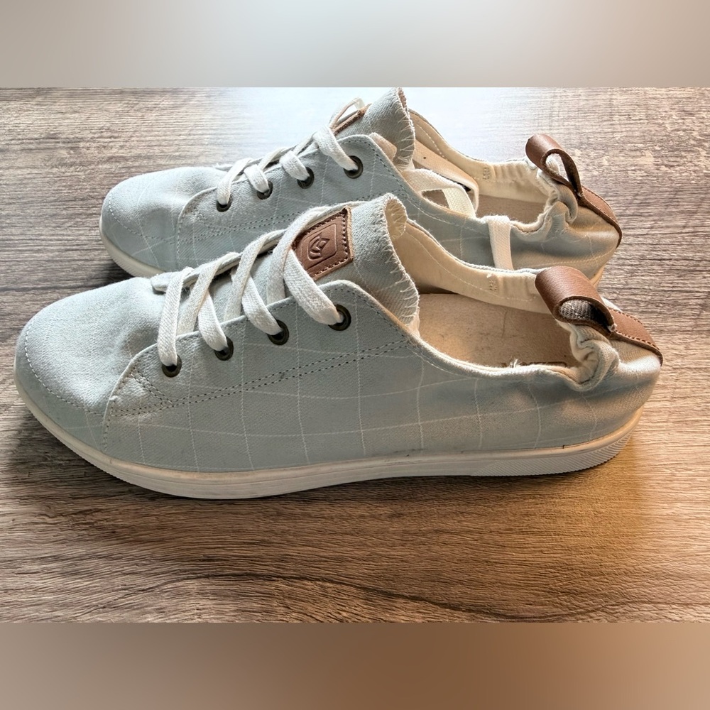 New Woman’s Spenco Shows - Light Blue and White Size 10